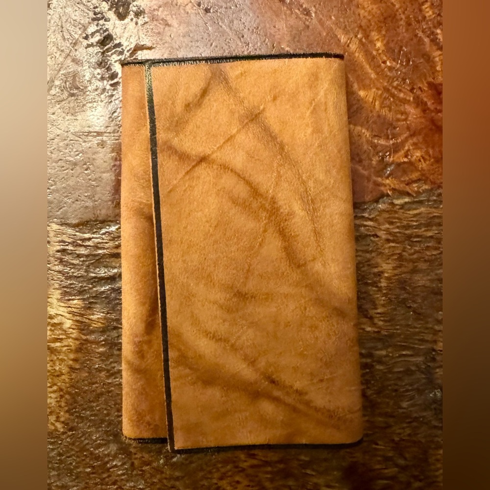 VTG Rolfs Cowhide Leather Trifold Key Case Caddy Holder Hooks